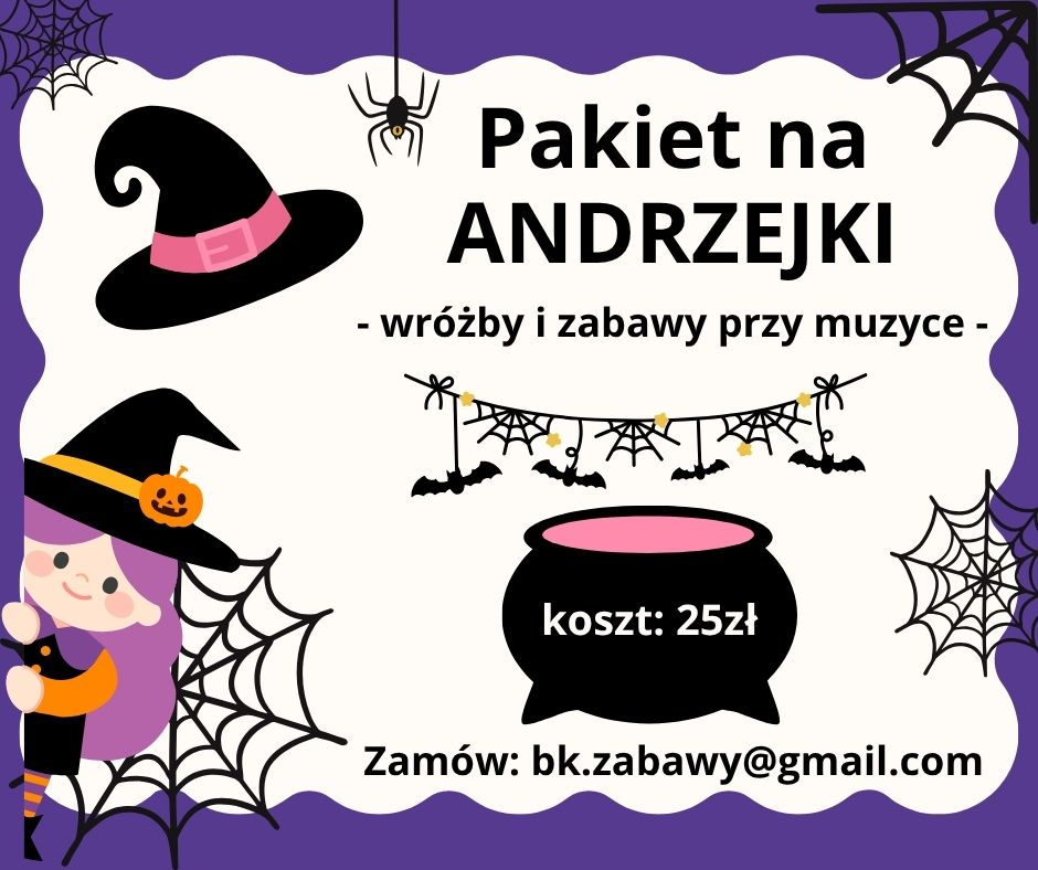 Andrzejki pakiet zabaw